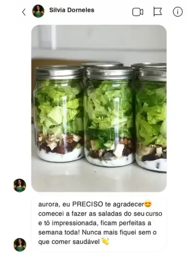 Mensagem de aluna 4